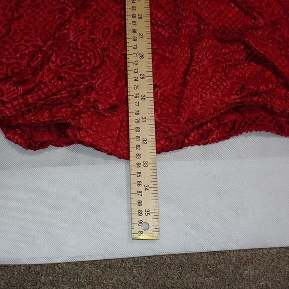 Notations women's blouse red size 1x - Picture 7 of 9